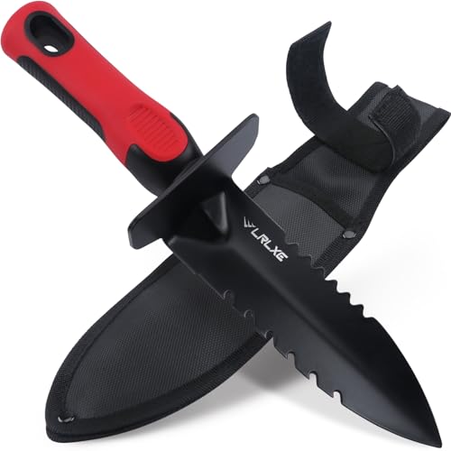 Metal Detector Shovel, Heavy Duty Double Serrated Edge Digger