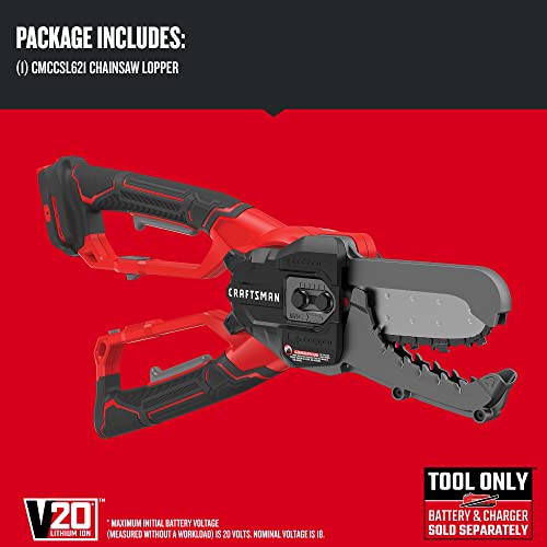 CRAFTSMAN V20 Cordless Lopper, 6 inch, Bare Tool Only (CMCCSL621B) - style: Lopper (Tool Only)