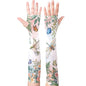 YPHCDO Gardening Sleeves for Women Sun Protection Cooling Arm Sleeves - color: Green White