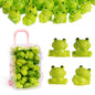 36pcs Mini Resin Frogs with Mini Suitcase Fairy Garden Accessory - size: Mini Frog