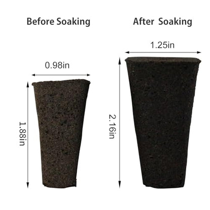 72-Pcs Seed Pod Kit, Including Hydroponics Garden Accessories (24pcs Grow Sponges, 12pcs Planting Baskets, etc.), Compatible Hydroponics Growing Systems