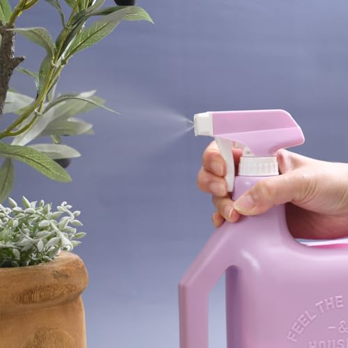 PETAL & FLOW Spray Sprinkler 2-in-1 Watering Can & Plant Mister Spray Bottle for Indoor & Outdoor Plants, 0.4 Gal (1.6L) (Lilac Purple) - color: Lilac Purple
