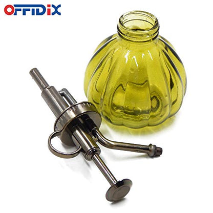 OFFIDIX Plant Mister, Pumpkin Glass Spray Bottle Small, Olive Green 6.7oz - color: E-Olive Green