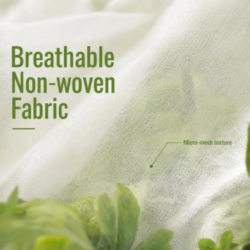 Plant Covers Freeze Protection,10x50FT Frost Cloth Row Covers - size: 10X50FT