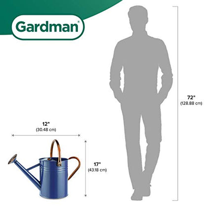 Gardman R34896 1 Gallon Watering Can, Midnight Blue - color: Midnight Blue