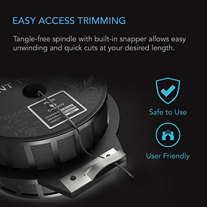 AC Infinity Twist Ties with Built-in Cutter, 100 m (328 ft.)