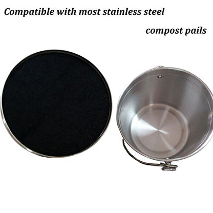 Resinta Compost Bin Filters - 12 Pack Refill Set, Round and Square