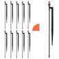 90 Degree Drip Micro Sprinkler Heads with 12 Inch Stake, 10 Pack - color: 10pcs 90° Micro Sprinkler Heads