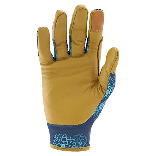 Miracle-Gro MG86213/WML Premium Goatskin Padded Palm Gloves - size: Small (Pack of 1)