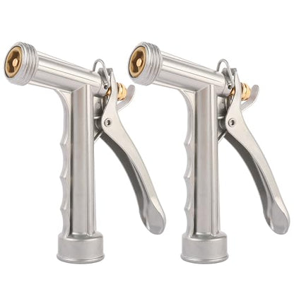 Garden Hose Nozzle, Water Hose Sprayer Nozzle with Threaded Front - color: 2 Pack