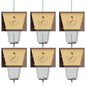 Ultimate Pro Outdoor Carpenter Bee Trap by Best Bee Brothers, Brown 6-Pack - color: Brown, size: 6 Pack