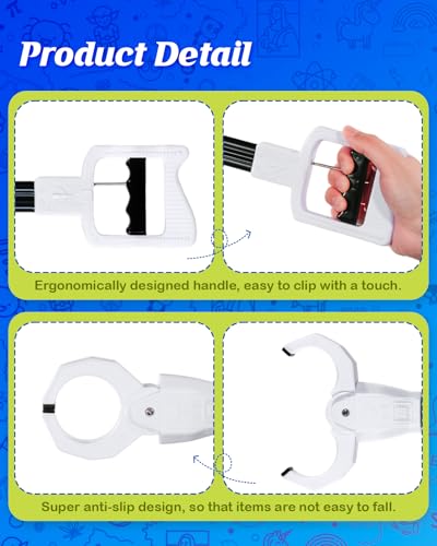 White Claw Grabber Toy for Kids, 15.7 Inch Robot Hand Pickup Tool - color: White