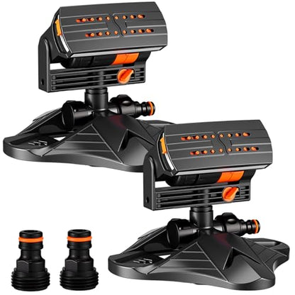 Reallnaive 2 Pcs 2 Pcs Oscillating Sprinkler, Base Style