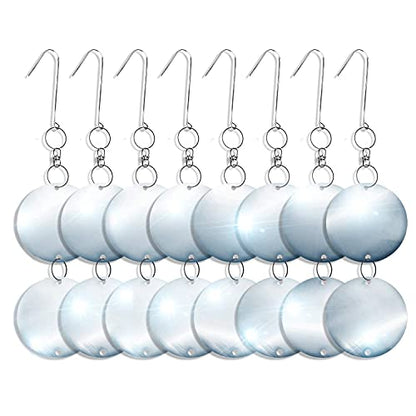 De-Bird Reflective Hanging Discs – Outdoor Reflective Garden Accessories with Swivel Hooks – Reflective Discs for Gardens, Patios, Trees, and Balconies – 8 Pack - size: 8Pack-Repellent Disks