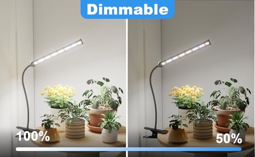 GooingTop Grow Light for Indoor Plants Growing, 6000K Full Spectrum (Pack of 2) - size: 40Watts (Pack of 2)