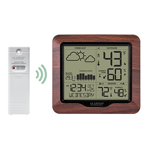 Wireless Digital Backlight Forecast Station with Pressure, 308-1417BL