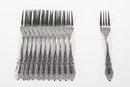 DecorRack 24 Piece Stainless Steel Dinner Forks, 7.5 in, Dishwasher Safe - size: 24 Pack