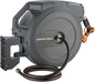 Giraffe Tools Retractable Garden Hose Reel Auto Rewind Wall Mount 5/8" 95FT - size: 5/8''90ft Metal Bracket