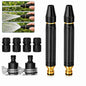 High Pressure Hose Nozzle, Black Alloy Core, 2 Pack
