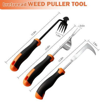 Weed Puller Tool, 2026 New Portable Hand Weeder Tool, Weeding Tool with Stainless Steel, Garden Tools for Plant & Weeding, Crack Weeder Crevice Tool, Weed Remover Tool for Farm & Backyard
