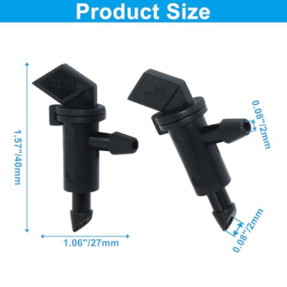 100 Pack 1 GPH Drip Emitter, Flag Irrigation Dripper - size: 1GPH,100pcs