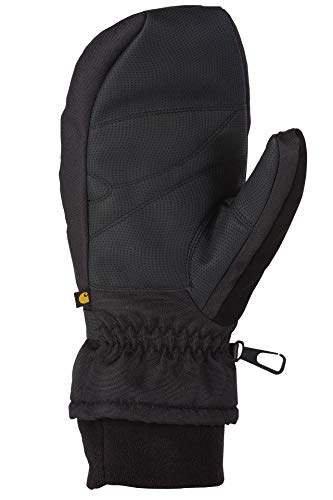 Carhartt Men's Waterproof Insulated Knit Cuff Mitten - color: Black, size: Medium