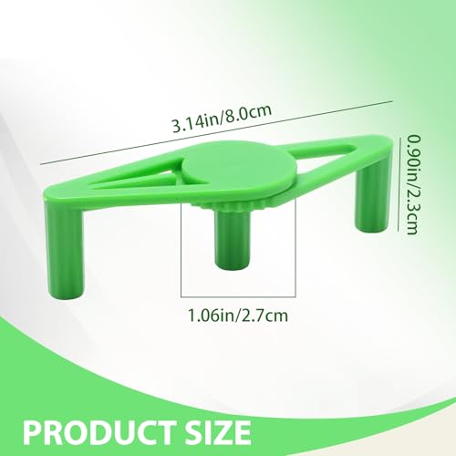 50 PCS Adjustable Plant Training Clips, Green Low Stress Support Clips for Stem Bending, Ideal for Grow Tents and Gardening - color: Green