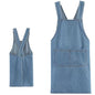 Adult Cross Back Apron, Stain Resistant Cotton Apron with Pockets ﻿ - color: A