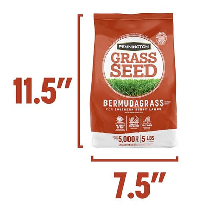 Pennington Bermudagrass Southern Grass Seeds for Lawn, 5 lb - size: 5 LB