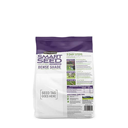 Pennington Smart Seed Dense Shade Mix Grass Seeds for Lawn, 3 Lb - size: 3 LB