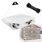 6x8ft Anti-Tear Clear Tarp Waterproof, 5 mil, Windproof & Snowproof - size: 6 x 8 ft