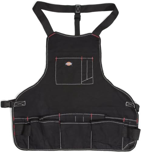 Dickies 16-Pocket Workshop Bib Apron - color: Black, style: 1 Unit