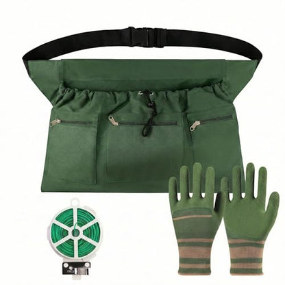 Garden Apron Tool Belt, Waist Organizer Set