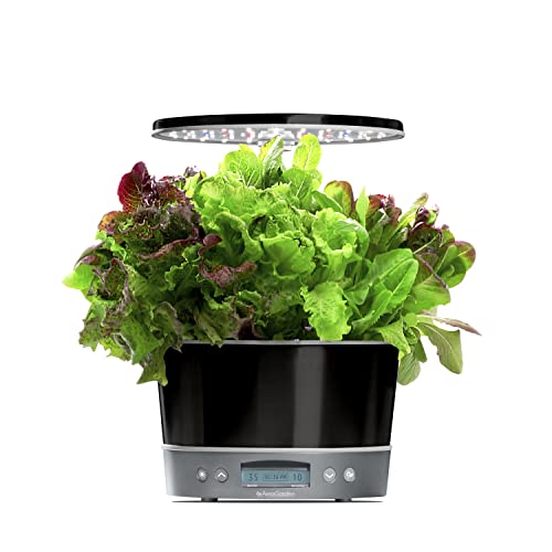 AeroGarden Harvest Elite 360, Platinum Stainless - color: Platinum