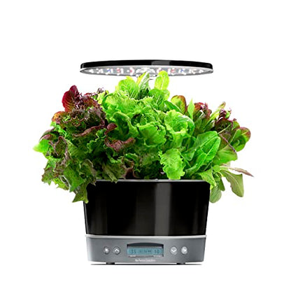 AeroGarden Harvest Elite 360, Platinum Stainless - color: Platinum