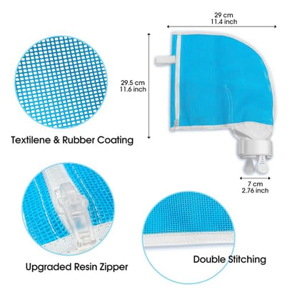 280 Pool Cleaner Leaf Bags with Zipper Larger Capacity - size: 2