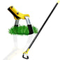 DonSail Hoe Garden Tool - Scuffle Garden Hoes for Weeding Gardening Long Handle Heavy Duty - Adjustable Weeding Loop Stirrup Hoe 30-70 Inch Black - size: 30-70 Inch