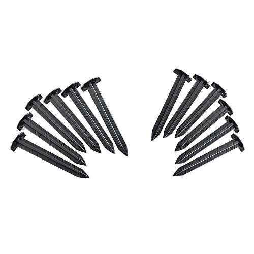12 Pack Heavy Duty Poly Anchor Stakes