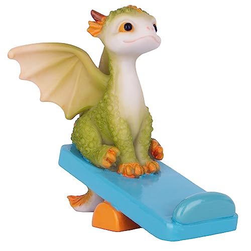 Mini Dragon Figurine, Resin Home Decor, Cute Ornaments, Lucky Animal Garden Statue for Micro Landscape