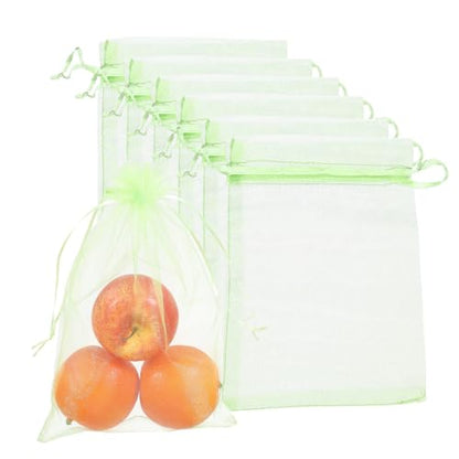 uxcell 20pcs Fruit Protection Bags 15.7x11.8 Garden Netting Cover Green - color: Fruit Green