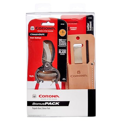 Corona Tools BP 3180D ClassicCUT Bypass Pruner Kit With Leather Scabbard - size: 1-Inch Pruning Kit