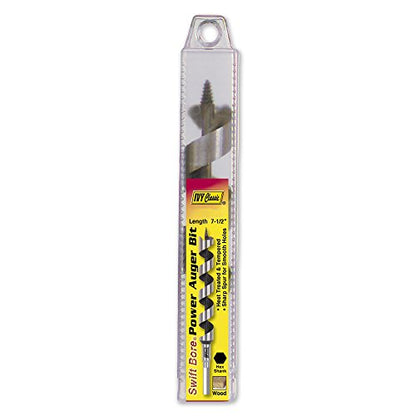 IVY Classic 46216 1 x 7-1/2-Inch Power Auger, High-Carbon Steel, 1/Tube - size: 1" Diameter, style: 7-1/2" Length