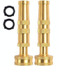 Garden Hose Nozzle, CM CUMIZON Solid Brass Heavy Duty Adjustable Twist Hose Nozzle, High Pressure Water Hose Sprayer Nozzle, 2 Pack - style: Nozzle Twist 2P