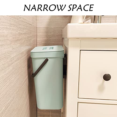 stonespace Compost Bin Kitchen, 3.2 Gallon Under Sink Trash Can, Blue - color: Blue, size: 12L/3.2GAL