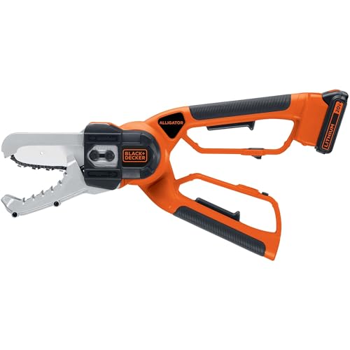 BLACK+DECKER 20V MAX* Garden Loppers Cordless Chainsaw, Loppers for Tree Trimming Heavy Duty (LLP120) - style: 20V Lopper Kit