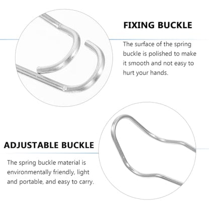 Yardwe Plant Climbing Support Buckle 50-Pack Adjustable Spring Clips for Garden Trellis Plant Clips for Climbing Plants Indoor Outdoor Stem Support Connecting Buckles