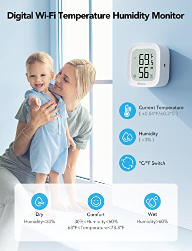 Govee WiFi Thermometer Hygrometer H5103 with Electronic Ink Display