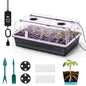 BAOSHISHAN Seed Starter Tray with Grow Light - 60 Cells Self-Watering