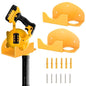 Leaf Blower Rack, Wall-Mounted Tool Hanger Compatible with DCE100B, Grass Trimmers, Hedge Trimmers & Garden Power Tools for Garage Organization,2 Pack - color: Yellow-2 Pack