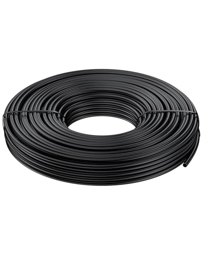 Pawfly 50 ft. 1/4 Drip Irrigation Tubing, Black Drip Irrigation Hose Roll, Polyethylene Drip Irrigation Line for Garden Watering, Blank Distribution Tubing for Drip Irrigation System - size: 50 FT 1/4" PE Drip Irrigation Tubing